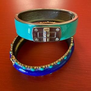 Banana Republic enamel bangles set of 2